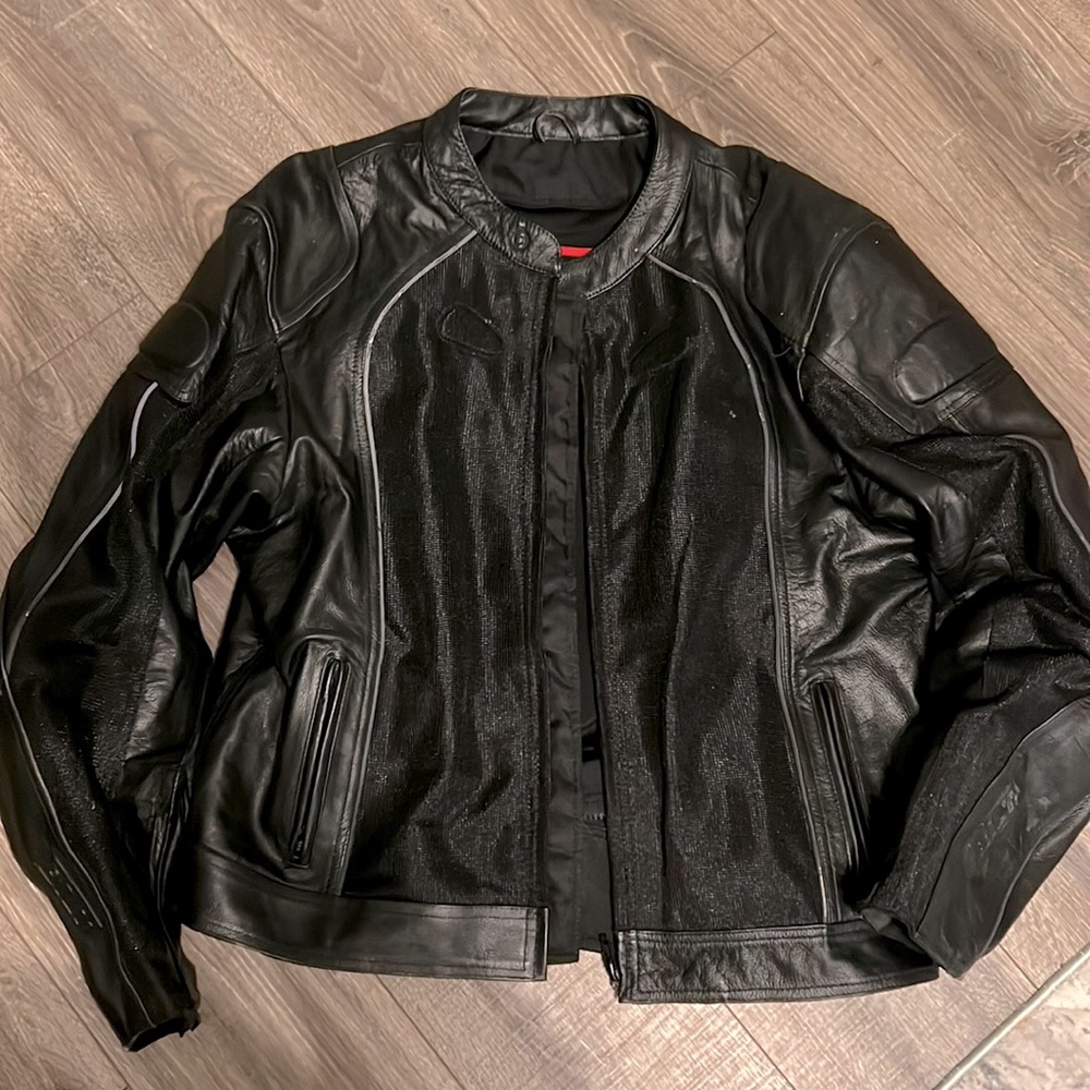 Bilt Motorcycle Jacket for Men and Women Stand Collar Leather Jacket Motorcycle